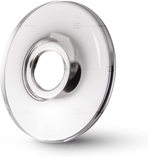 F-25334-25 1/2 inch IPS Sure Grip Flange Escutcheon Plate for Steel Tubing, Shallow, Chrome (Pack of 25)...