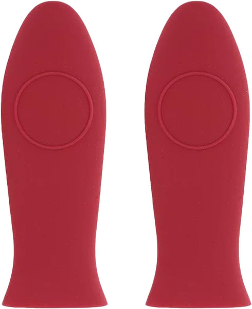 2 Pack Silicone Pan Handle Sleeve, Heat Resistant Cast Iron Skillet Handle Covers for Pots and Pans, Assist Handle Holder Grip for Kitchen Frying ...