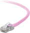 Belkin CAT5E Snagless Patch Cable RJ45M/RJ45M; 10 Pink...