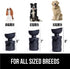 Gorilla Grip No Spill Portable Dog Water Bottle with Built in Bowl, Food Grade Silicone Leak Proof Pets Travel Drink Dispenser, Puppy Walk Trainin...