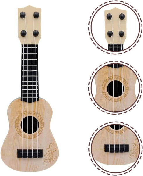 Kisangel 1pc Kids Toy Guitar Ukulele Guitar Musical Instrument Ukulele Musical Toy for Boys and Girls(Brown)...
