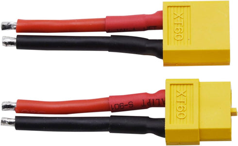 Blomiky XT60H 5 Pairs Female and Male 14AWG Silicon Wire Extention Deans XT60 Plug Connector for RC Cars Drone Lithium Battery XT60 Plug 5...