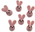 Handmade Easter Ornament Wool Felt Carrots Bunny...