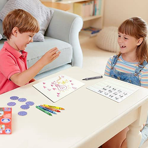 Small Dry Erase Board for Kids - White Board for Kids - Personal Whiteboard | Durable, Portable Kids Mini Whiteboard | Double Sided Small White Bo...