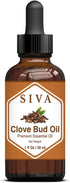 Siva Clove Bud Essential Oil - 1 Fl Oz – Natural Clove Bud Oil - for Diffuser, Face, Skin Care, Aromatherapy, Hair Care, Scalp and Body Massage - ...