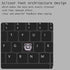 Russian Keyboard, Thin 7 Inch Rechargeable Russian and English Bilingual Bluetooth Keyboard,for Andriod for Win for iOS, and wearresistant...