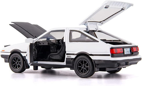BDTCTK 1/32 AE86 Initial D Model Car, Zinc Alloy Pull Back Toy car with Sound and Light for Kids Boy Girl Gift(Black)...