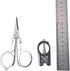 1Pc Silver Folding Scissors Office Supplies Embroidery Foldable Pocket Stainless Steel Mini Fishing Scissors Handmade Crafts Scissors Craft Scisso...