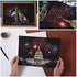 Scratch Art for Kids & Adult, Rainbow Engraving Painting Landscape Scratchboard(A4) Crafts Set: 8 Sheets 4 tools - Congress Building, Burj Al Arab...