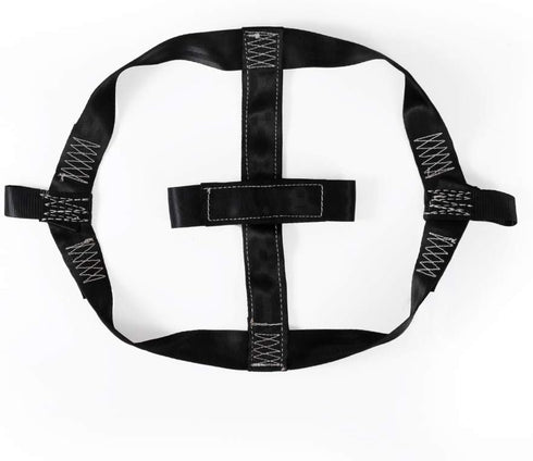 MOTO4U Universal Motorcycle Rear Wheel Tie Down Strap in Black...