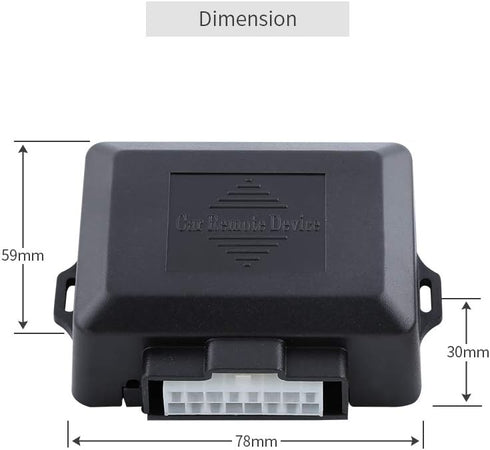 EASYGUARD EWC-4 Universal 4 Door Power Window roll up Window Closer Module fits for DC12V 4 Door Cars...