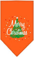 Mirage Pet Products Scribble Merry Christmas Screen Print Bandana for Pets, Small, Yellow...