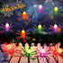Spider String Lights for Halloween, 8.5 Ft Spider String Lights with 10 LEDs Colorful Spider Lights Perfect for Parties, Yard Door, Bars, Black Wi...