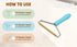 Reusable Cat Hair Remover - Special Dog Hair Remover Multi Fabric Edge and Carpet Scraper - Easy Pet Hair Remover for Couch, Pet Towers & Rugs - G...