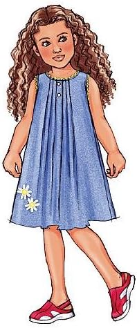 BUTTERICK PATTERNS B4176 Children's/Girls' Top, Dress, Shorts and Pants, Size 2-3-4-5...