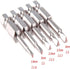 5 Pcs 50mm 1/4 Hex Shank Magnetic Triangle Head Screwdriver Bit Set S2 Steel Screwdriver Bits Triangle Drill Bit...