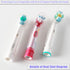 Electric Toothbrush Travel Case for Oral-B Toothbrushes - 4 Pcs Toothbrush Head Covers Compatible with Oral B Electric Toothbrush Heads (Pink)...