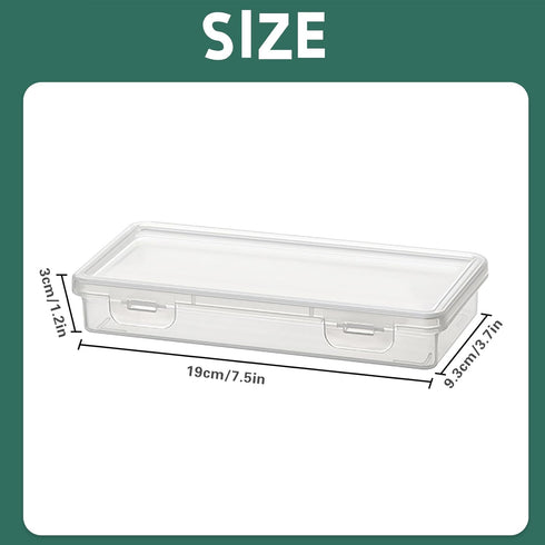 2 PCS Plastic Storage Case with 100 PCS Clear Paper Money Holder, Thicken Paper Money Currency Collection Sleeves Protector Bag with Money Storage...
