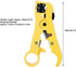 ??Romantic Present??hand tools wire, Crimping Pliers, Workshop Equipment Stripping Pliers Tool Coaxial Cable Cutter, Multi-Functional HLT-505 for ...
