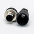 M12 Field Wireable Connector 4 Pin Straight Cable Mount Aviation Plug Waterproof IP67 Industrial Circular Sensor Connector (Male Plug, A Code)...