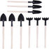 3 Pieces Mini Spade Shovel Harrow Gardening Tool Set Potted Plants Maintenance Suit with Wooden Handle Garden Tool for Indoor houseplant(3 Pack)...