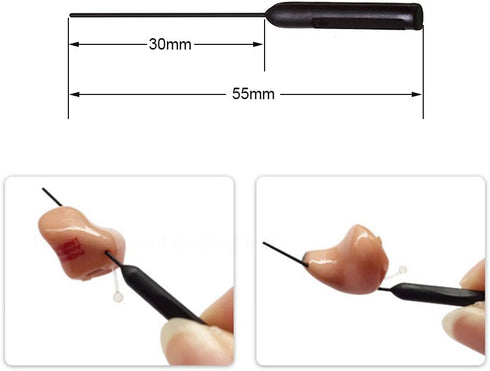 Hearing Aid Vent Cleaning Tool Earpiece Earmold Vent Cleaner (2)...