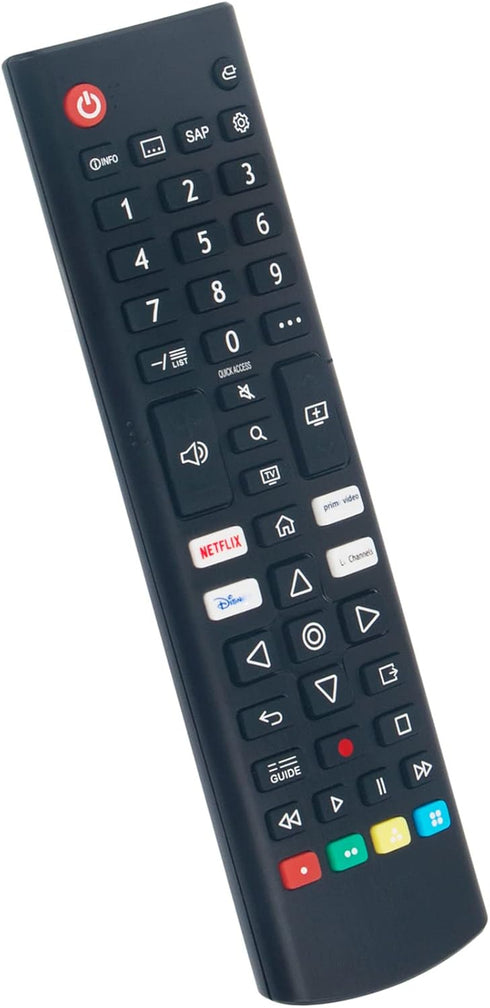 AKB76037601 Replace Remote Control fit for LG TV 2021 Model LED HD 4K Smart UHD HDTV with Prim-Video Disny Netflx Channels Buttons 43UP7000PUA 32L...