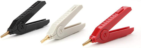 Clips, P2004 3Pcs Copper Gold Plated Kelvin Test Clip 20A...