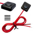 2pcs Momentary Switch 12V 24V Mini Momentary Push Button Switch, 20 Inch Prewired Mini Momentary Surface Mount Switch with Cover, Small Momentary ...