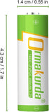 14430 Lifepo4 Solar Battery,14430 3.2v Rechargeable Batteries for Solar Lights, Tooth Brush, Shaver, Flashlight -4 Pack...