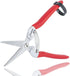 Pruning Shear Straight Pruning Snip with Stainless Steel Serrated Blade, Adjustable Joint Screw Micro Tip Garden Scissor for Arranging, Trimming, ...