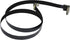 Long Flat Slim Thin Ribbon FPC Micro USB Male 90 Degree Angled up to Standard USB A Male 90 Degree Angled for sync and Charging Black (80CM Micro ...