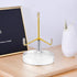 2 Pcs Acrylic Easel Stand Plate Display Stand with Adjustable Metal Arm Round Easel Display Stands for Crystals Fossil Minerals Gemstones(2.75x2.7...