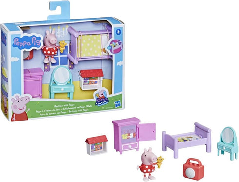 Peppa Pig Peppa's Adventures Bedtime with Peppa Accessory Set Preschool Toy, Figure and 5 Accessories, for Ages 3 and up...