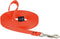 Lupine Basics 1/2" Blaze Orange 15-foot Extra-Long Training Leash for Small Dogs...