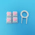 4 Pack Custom OEM R4 Keycaps PBT Mechanical Keyboard Keycaps Cute Cat Paw Key Cap Kawaii Gaming Keycaps for Mechanical Keyboard with Keycap Puller...
