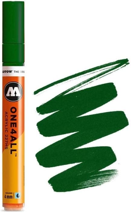MOLOTOW ONE4ALL Acrylic Paint Marker, 4mm, Future Green, 1 Each (227.222)...