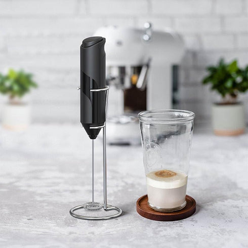 Powerful Milk Frother Handheld Foam Maker for Lattes - Whisk Drink Mixer for Coffee, Mini Foamer for Cappuccino, Frappe, Matcha, Hot Chocolate & C...