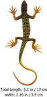 NUOBESTY Lizard Figurine Fake Lizard Plastic Lizard Toy Action Figure Reptile Toy for Collection Science Educational Prop (Green)...