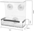Window Bird Feeder with Strong Suction Cups, Kitchen Window Bird Feeder Acrylic Hanging Bird Feeder Outdoor Suction Bird House for Outside Wild Bi...