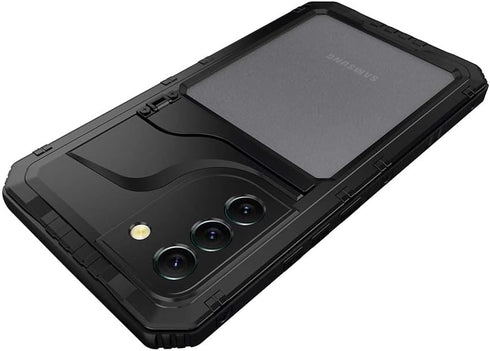 Galaxy S22 Plus Waterproof Case, Aluminum Metal Heavy Duty Tough Armour Full Body Protective Shockproof Drop Proof Hybrid Cover Military Outdoor S...