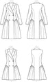 Know Me Misses' Dresses Sewing Pattern Kit by The Corny Rainbow, Design Code ME2006, Sizes 18-20-22-24-26...