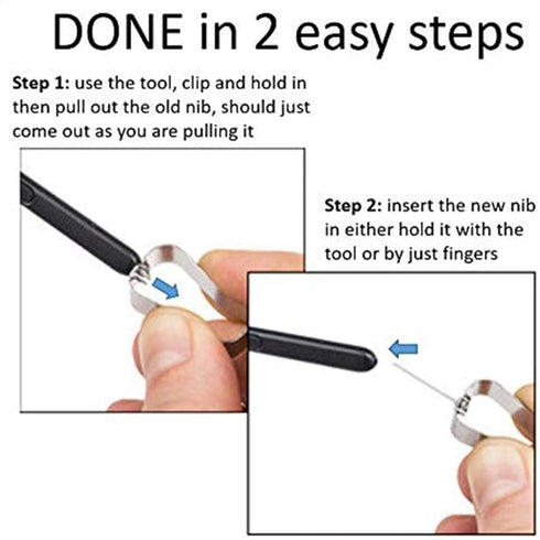 Stylus S Pen Nibs/Tips Replacement Compatible with Samsung Galaxy Tab S7/S7 Plus/S6/S6 Lite Note10/10 Plus Note 20 Replacement Touch Pen Tip (Blac...