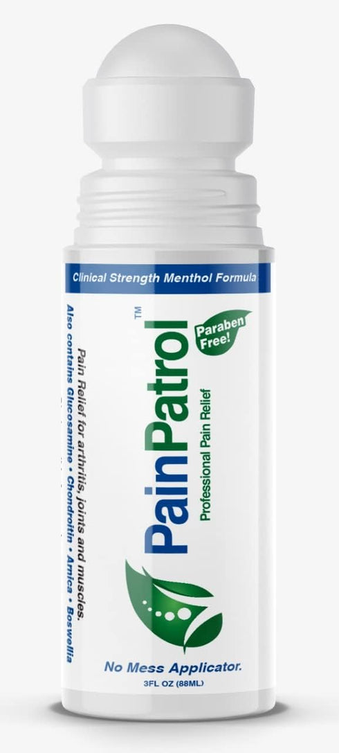 PainPatrol, Pain Relief Gel, Cooling Gel w 8.5% Menthol, 3 oz Roll-on for Muscle Pain, Joint & Back Pain, Topical Analgesic, Fast Acting, Long Las...