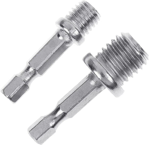 Electric Drill Accessories, 2Pcs Hex Socket Adapter Converter, M10+M14, Woodworking, Impact Power Drill Sockets Adapter Chuck Hex Shank Converter ...