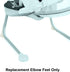 Replacement Parts for Fisher-Price Cradle 'n Swing - T4522 ~ Butterfly Model ~ Fits Other Models as Well ~ Replacement Elbow Feet...
