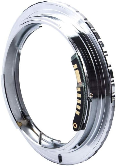 OM-EOS 9th Gen AF Confirm Lens Adapter Ring, for Olympus OM Lens to Canon EOS EF EF-S Mount Camera 7D 60D 70D 77D 80D 700D 750D 760D 800D 1000D 12...