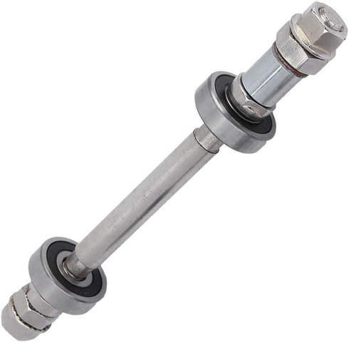 Bicycle Wheel Hub Axle, Durable Metal Bicycle Wheel Hub Axle Front Rear Solid Shaft Lever, Bike Repair Tool Accessories, for Most Bikes(Rear axle ...