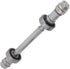 Bicycle Wheel Hub Axle, Durable Metal Bicycle Wheel Hub Axle Front Rear Solid Shaft Lever, Bike Repair Tool Accessories, for Most Bikes(Rear axle ...
