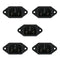 Baomain 3P IEC 320 C14 Male Plug Panel Power Inlet Sockets Connectors AS-05 AC 250V 10A (5PCS)...
